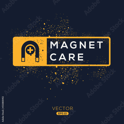 Creative (Magnet Care) Icon, Vector sign.