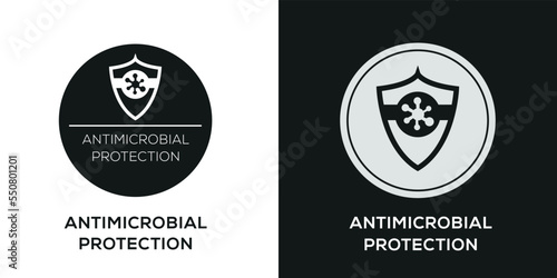 Creative (Antimicrobial protection) Icon, Vector sign.