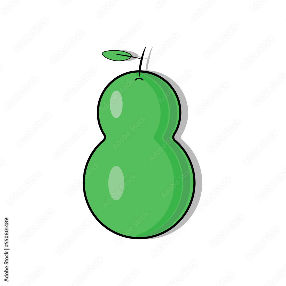 Guava. green icon design vector illustration