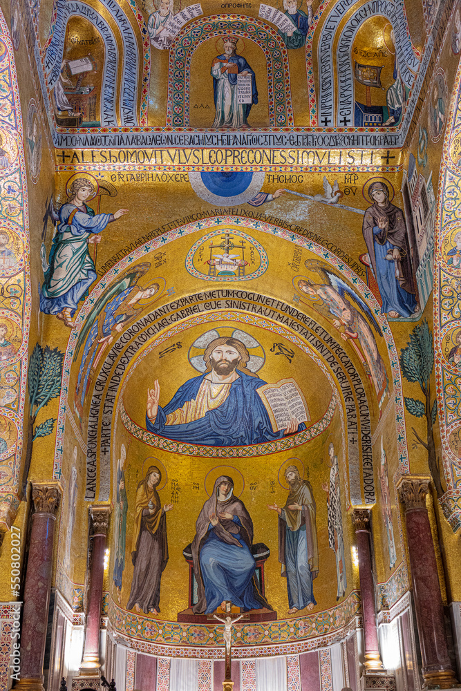 mosaic in the Palazzo dei Normanni in Palermo.