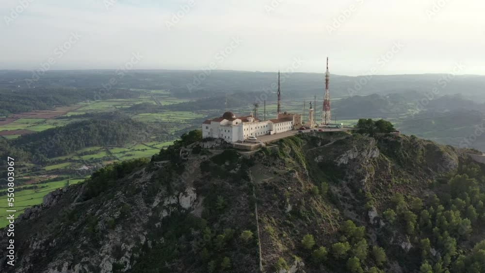 sommet du monte toro à Minorque, îles baléares en Espagne sommet du monte toro à Minorque, îles baléares en Espagne