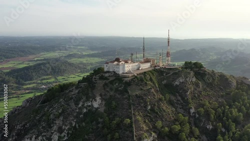 sommet du monte toro à Minorque, îles baléares en Espagne