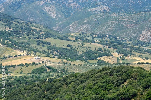 Mirador del Valle del Genal en Málaga, Andalucía, España