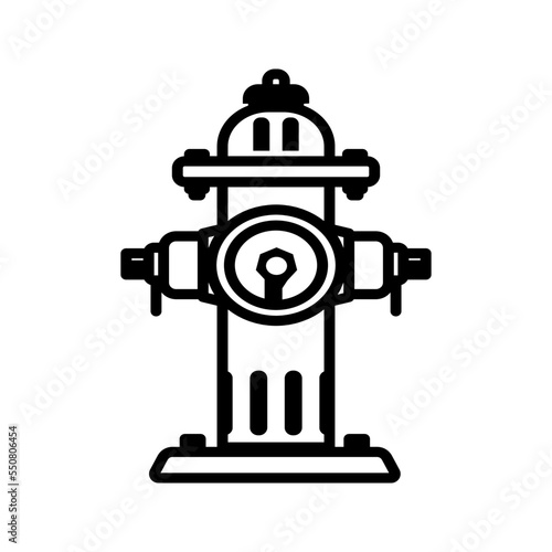 hydrant on a white background