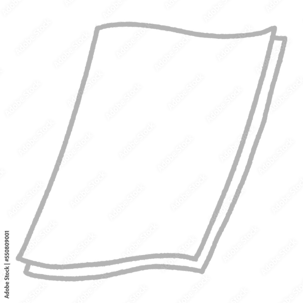 Empty paper hand drawn icon design illustration elements. Empty paper hand drawn icon design illustration elements.