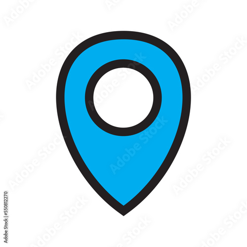 Free Download Location pin icon on map - GFXLoad