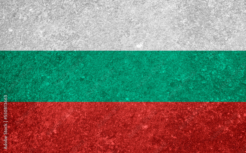 Bulgarian flag texture as a background
