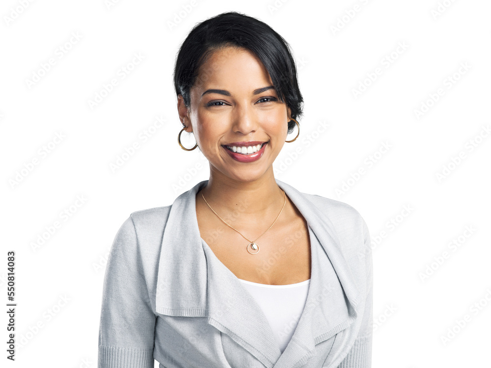 PNG Studio shot of a confident young businesswoman posing against a grey background PNG Studio shot of a confident young businesswoman posing against a grey background