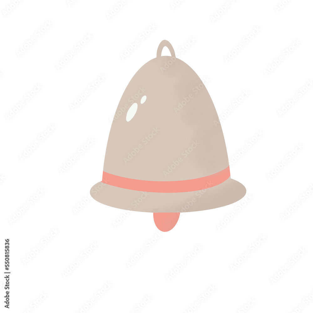 Naklejka premium christmas bell illustration