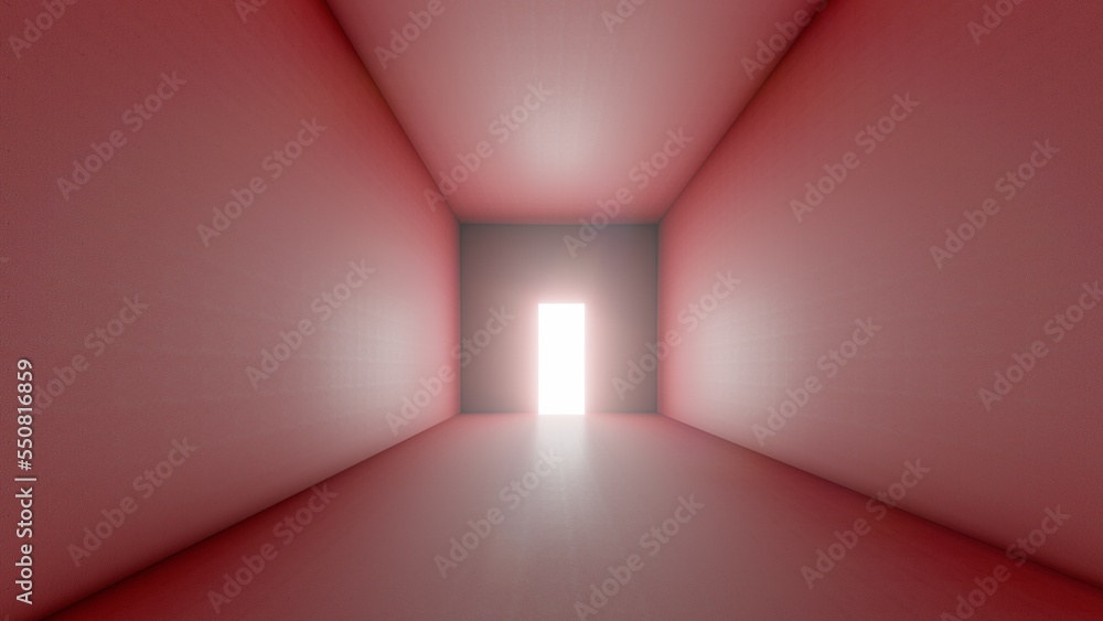 Blank red display on red background with minimal style and spot light. Blank stand for showing product. 3D rendering. Blank red display on red background with minimal style and spot light. Blank stand for showing product. 3D rendering.