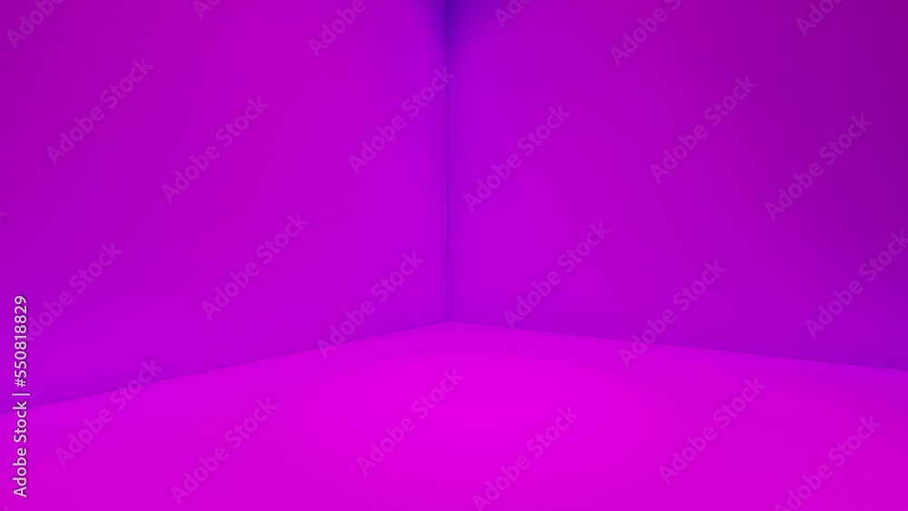 Blank purple display on purple background with minimal style and spot light. Blank stand for showing product. 3D rendering. Blank purple display on purple background with minimal style and spot light. Blank stand for showing product. 3D rendering.
