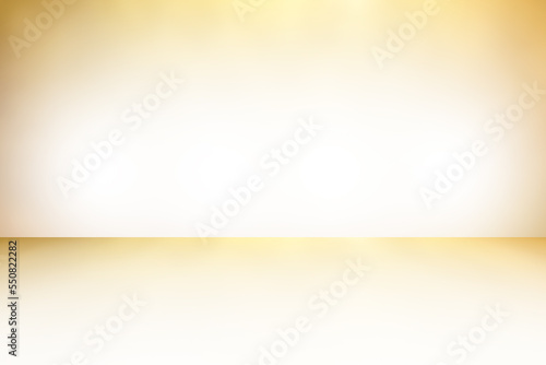 Abstract light beige brown and cream gradient room empty background.