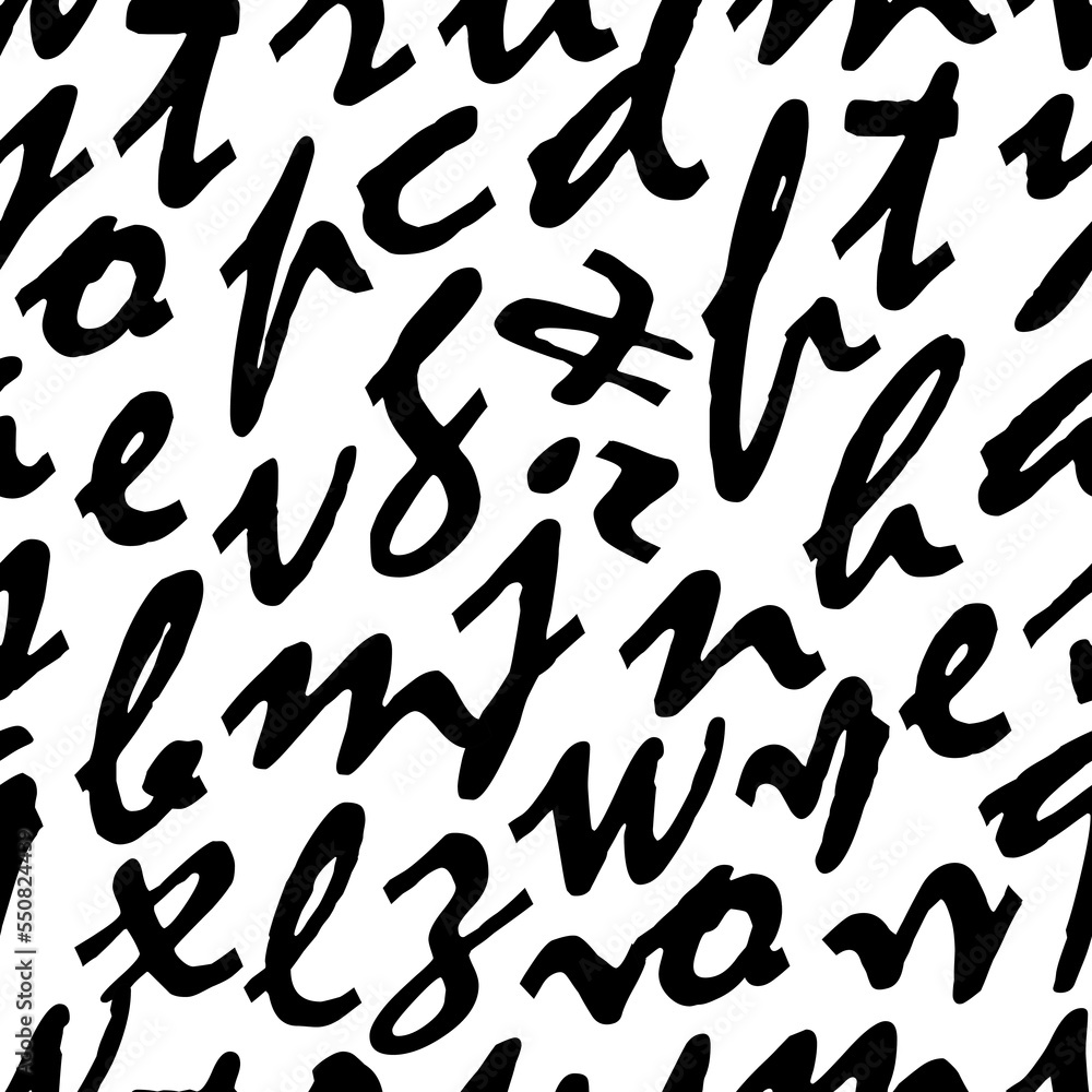 letters on white background with seamless pattern. letters on white background with seamless pattern.