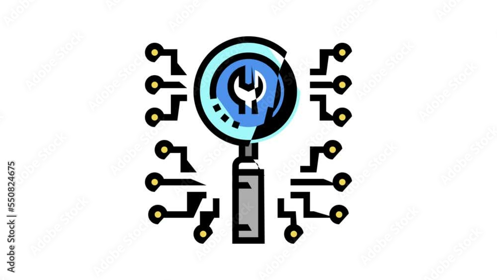 data loss prevention color icon animation data loss prevention color icon animation