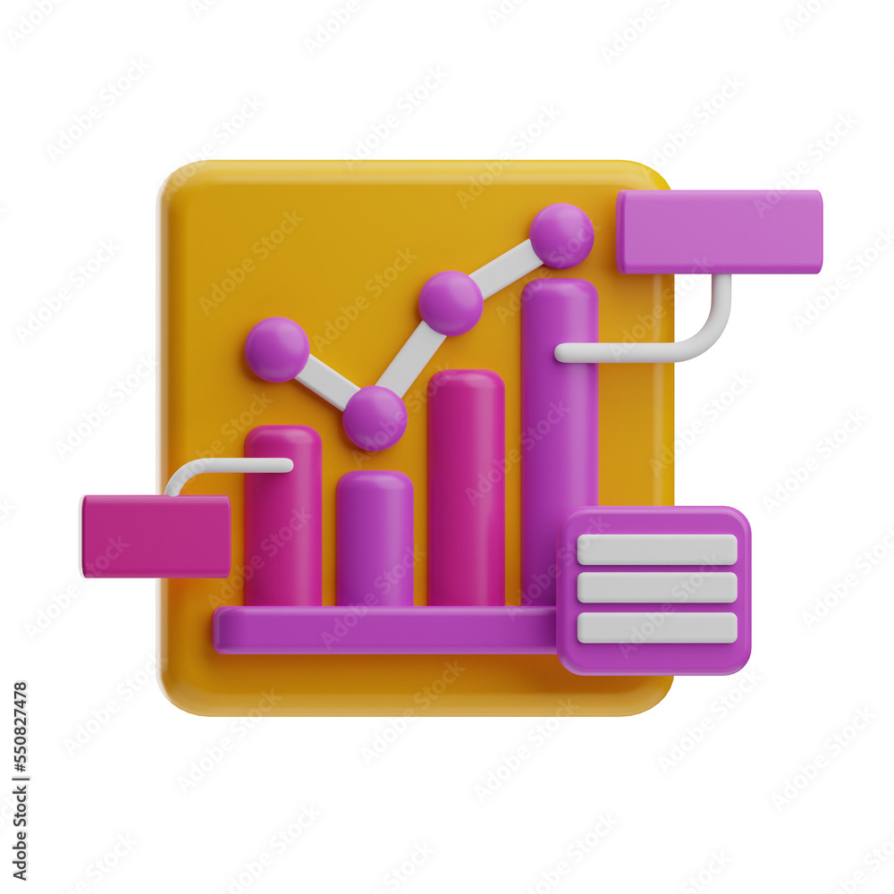 digital marketing, data analysis illustration 3d digital marketing, data analysis illustration 3d