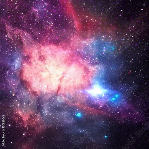 Space nebula and stars background cosmic planet universe background