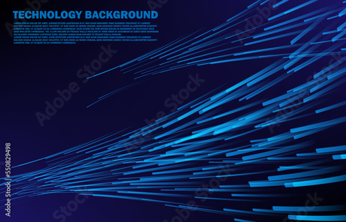 line movement style concept. in the abstract technology light particle connection background design vector illustration EP.1