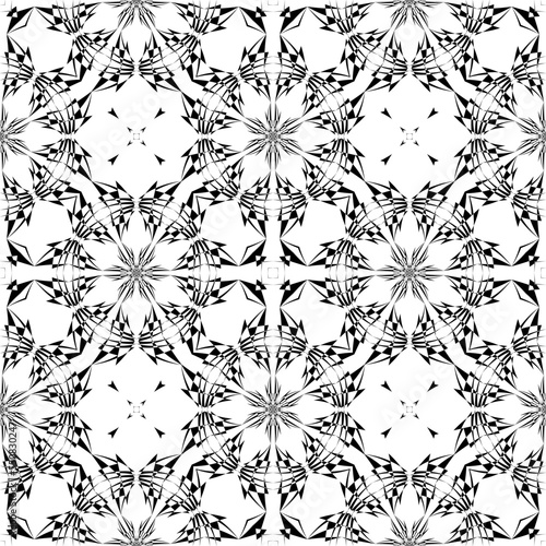 geometric seamless pattern  ornament  fashion print  vector decorative texture