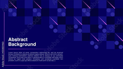Blue Abstract background template. Digital data concept