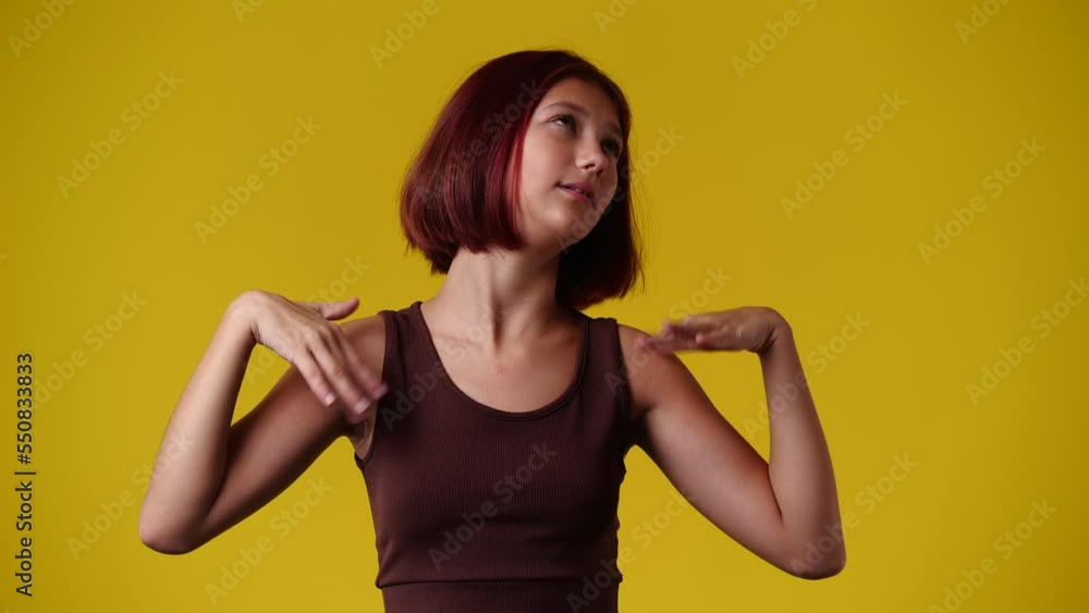4k video of girl feeling too hot and moving her hands in front of her face. 4k video of girl feeling too hot and moving her hands in front of her face.