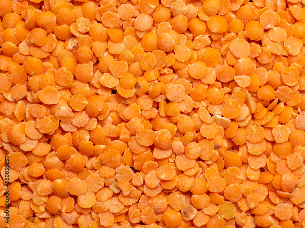 red lentils background red lentils background