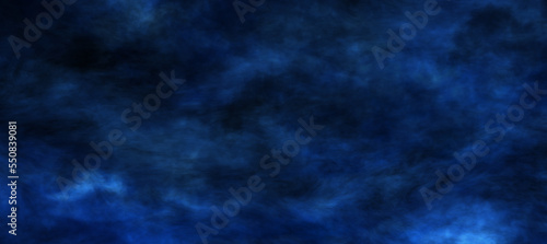 Sky nature cloud smoke black night background for horror blue poster design wallpaper