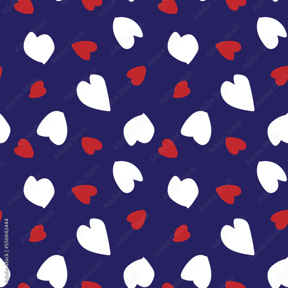 Heart shape seamless pattern design Heart shape seamless pattern design