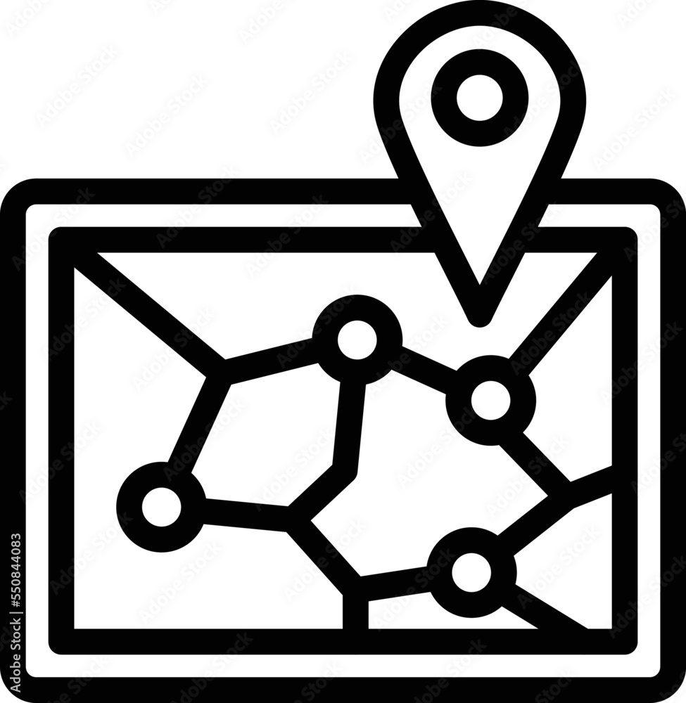 Railway map Vector Icon Design Illustration Railway map Vector Icon Design Illustration