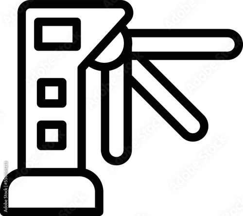 Turnstiles Vector Icon Design Illustration
