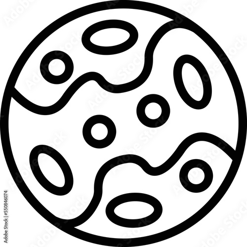 Pluto Vector Icon Design Illustration