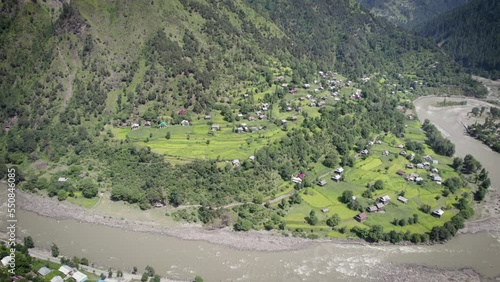 Keran LoC Neelum valley, Keran is among the most beautiful and visited destination of Kashmir, on the both sides of LOC. photo