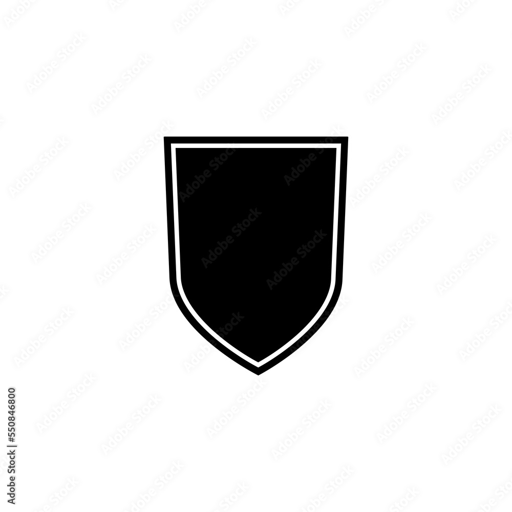 Shield Silhouette Icon Shield Silhouette Icon