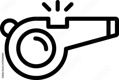 Whistle Vector Icon Design Illustration