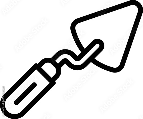 Trowel Vector Icon Design Illustration