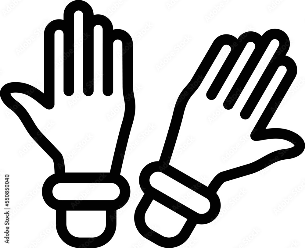 Gloves Vector Icon Design Illustration Gloves Vector Icon Design Illustration