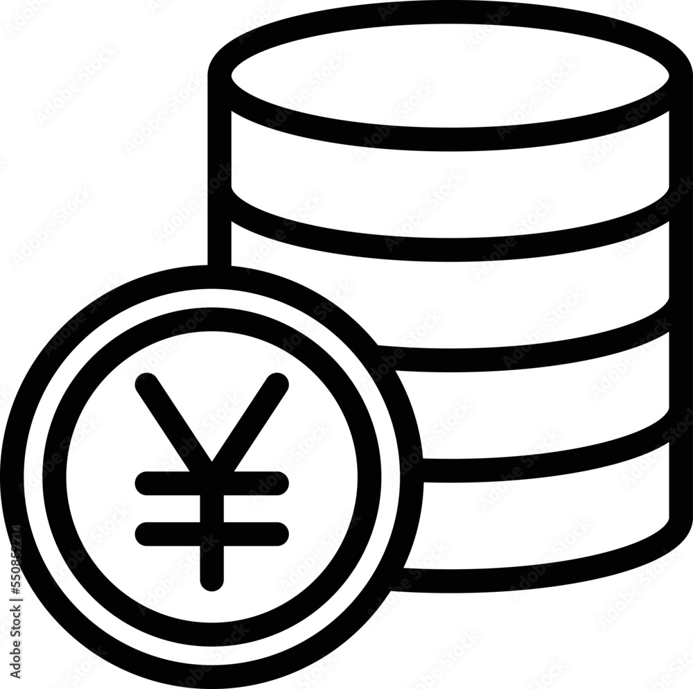 Yen Vector Icon Design Illustration Yen Vector Icon Design Illustration