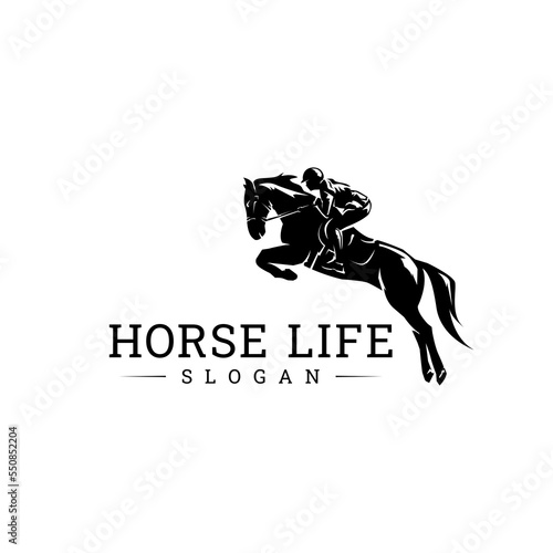 horse racing logo