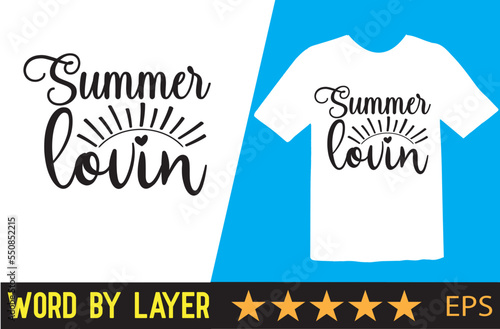 Summer t shirt vector design