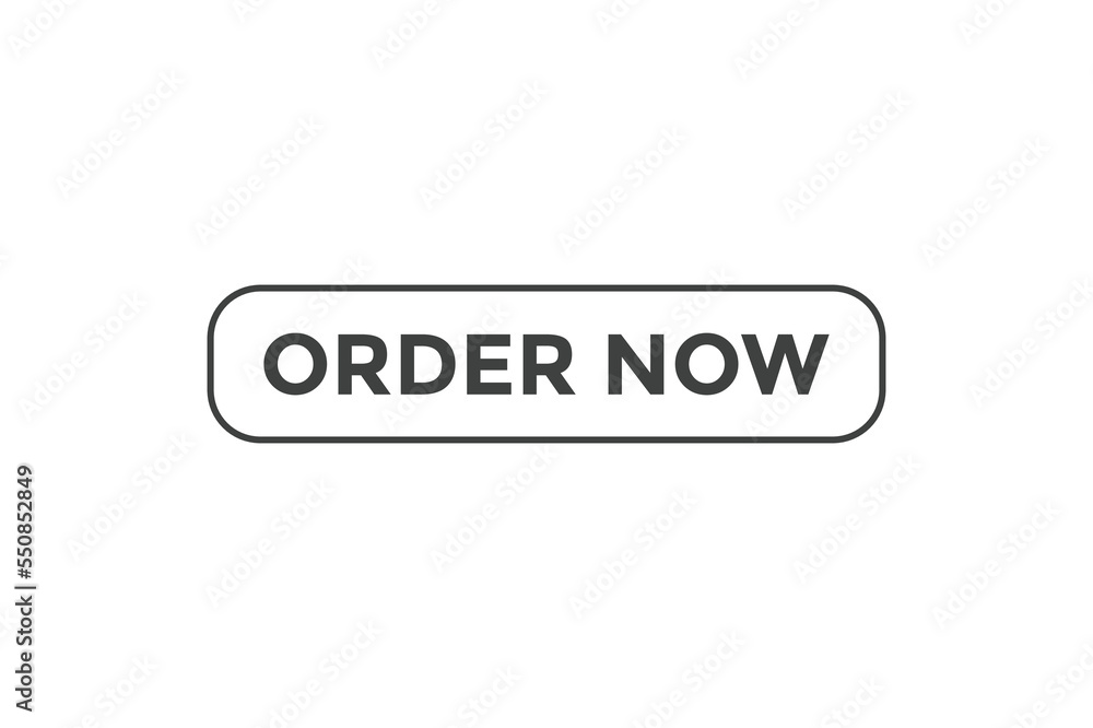 Order now button. web banner template Vector Illustration Order now button. web banner template Vector Illustration