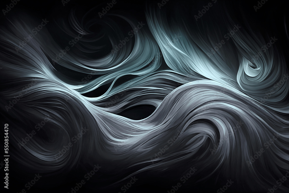 Obraz premium Silver, Gray background texture, different shades of grey, white and dark black , luxury and flowing abstract design 