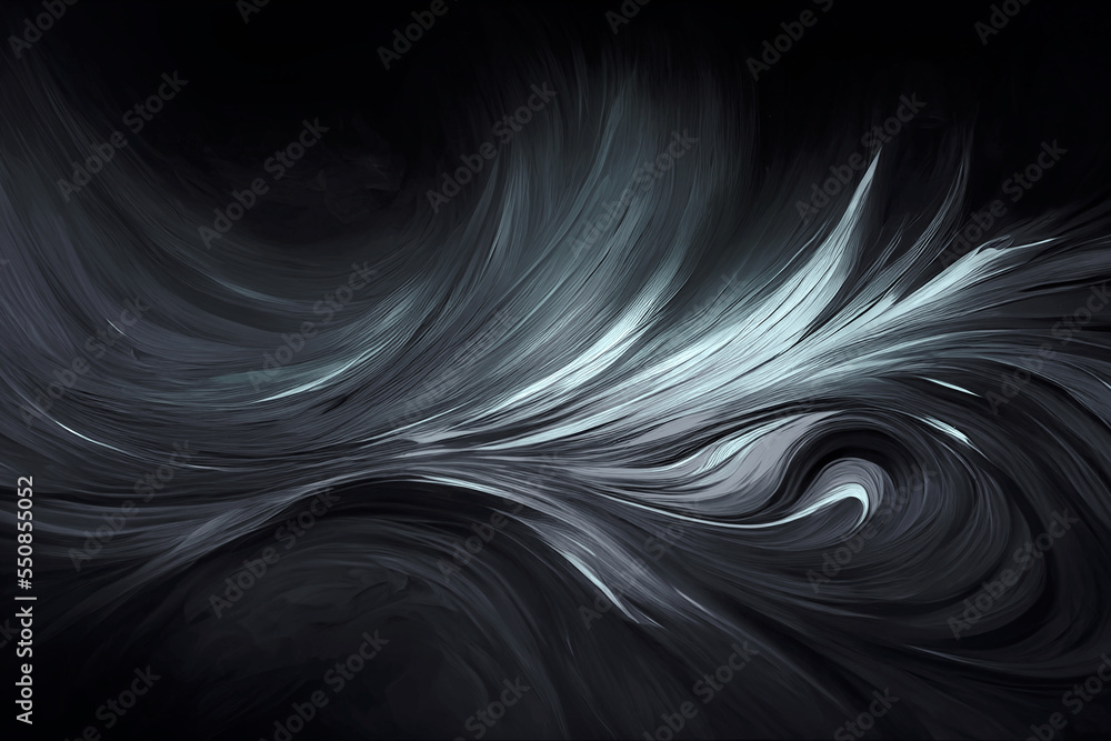 Silver, Gray background texture, different shades of grey, white and dark black , luxury and flowing abstract design