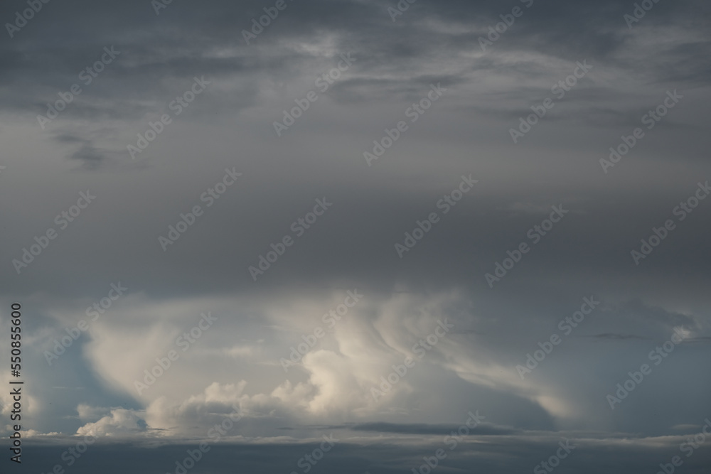Obraz premium Ominous dark abstract storm clouds.