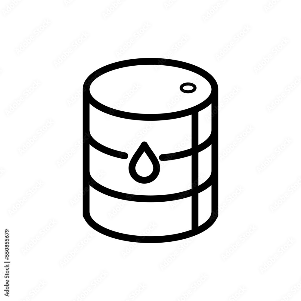 Oil barrel icon vector logo design template Oil barrel icon vector logo design template