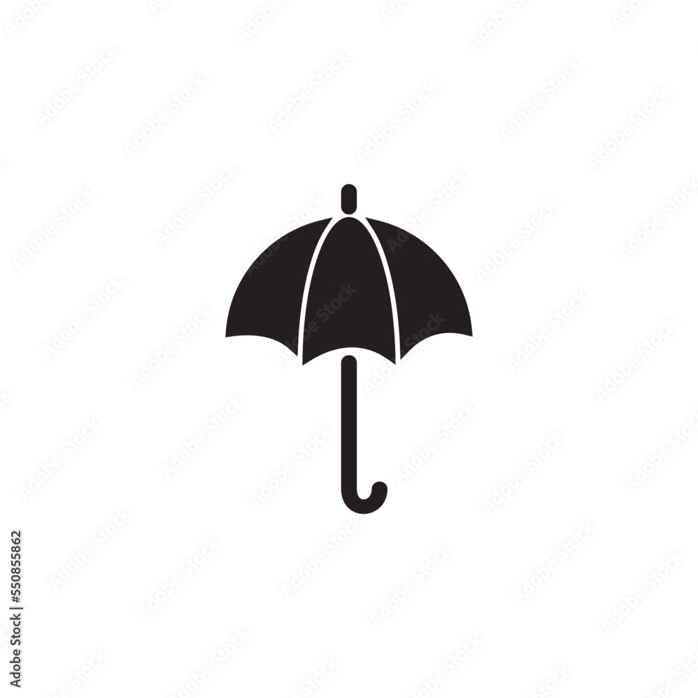 Umbrella icon vector logo design template Umbrella icon vector logo design template