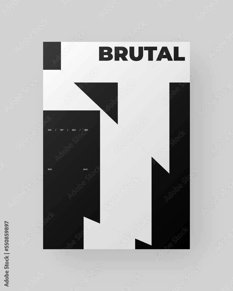 Abstract Poster Design. Vertical A4 format. Modernism brochure. Refraction and Distortion Glass Effect. Chopped, cut, glitch, broken letter composition. Abstract Poster Design. Vertical A4 format. Modernism brochure. Refraction and Distortion Glass Effect. Chopped, cut, glitch, broken letter composition.