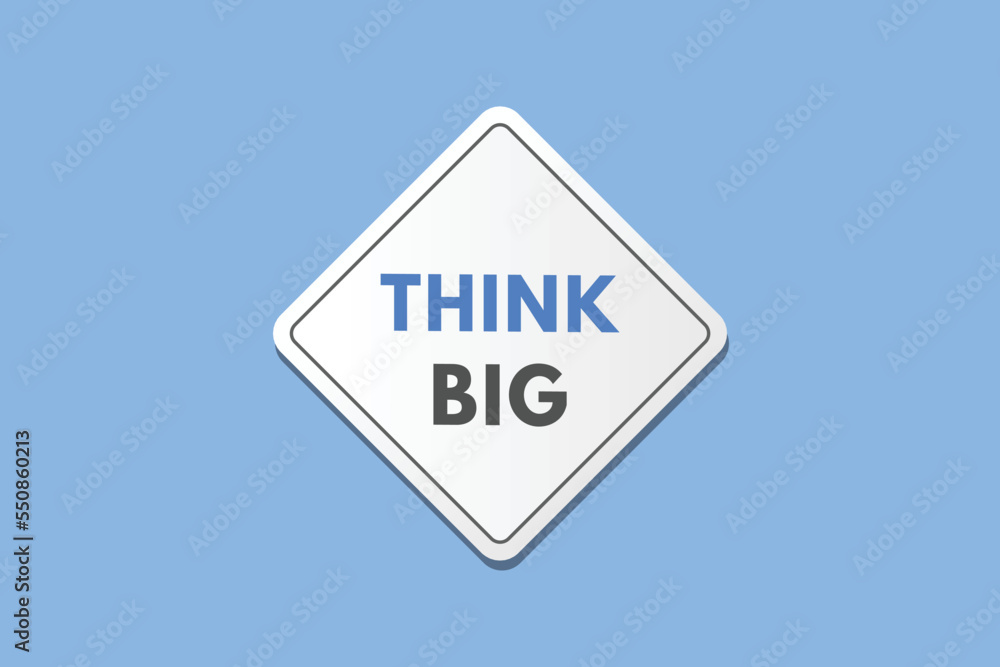 think big Button. think big Sign Icon Label Sticker Web Buttons
think big Button. think big Sign Icon Label Sticker Web Buttons