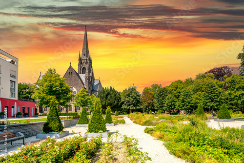 Kirche, Bad Nauheim, Hessen, Deutschland 