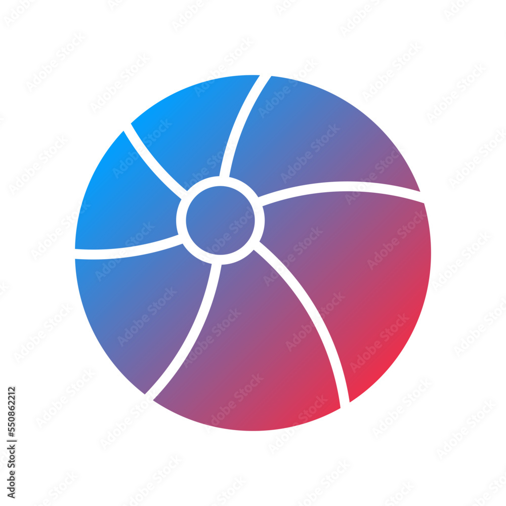 Beach Ball Icon Style Beach Ball Icon Style