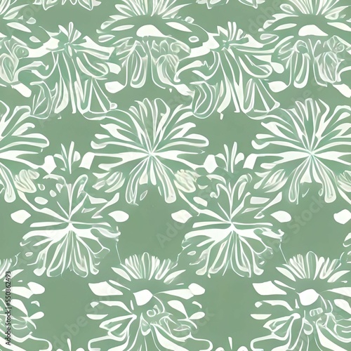 Seamless vintage pattern with flowers