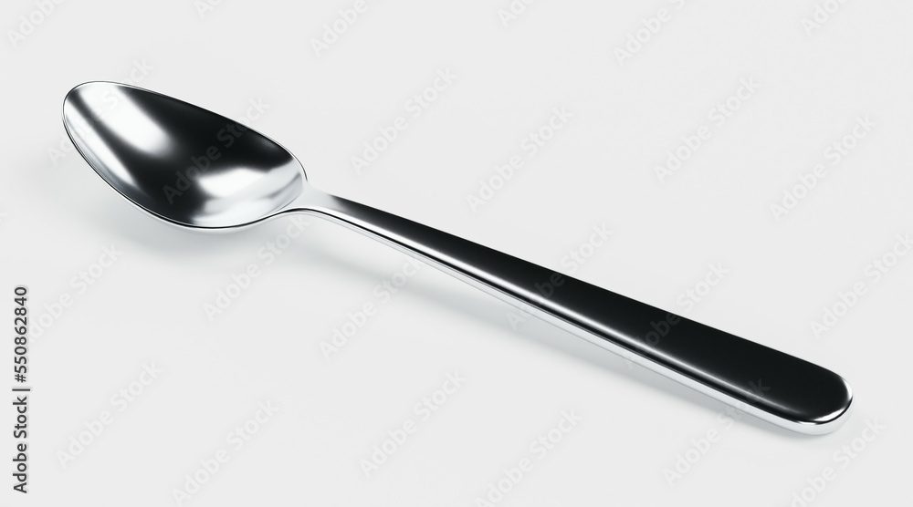 Realistic 3D Render of Little Spoon Realistic 3D Render of Little Spoon